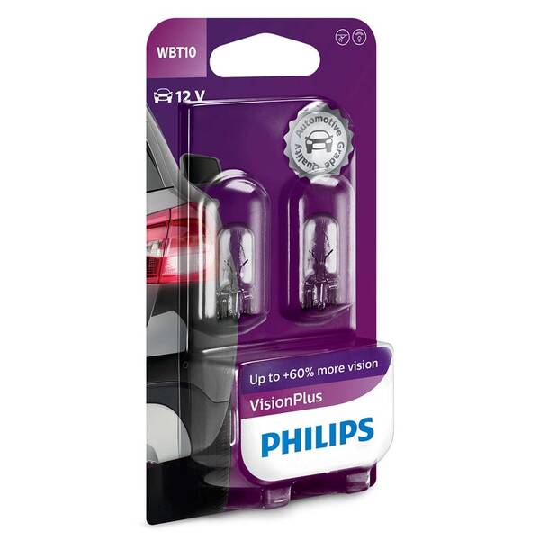 Autožiarovka Philips VisionPlus WBT10 (2 ks) 

