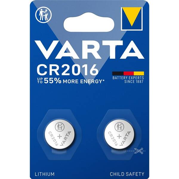 Batéria lítiová Varta CR2016, blister 2ks 

