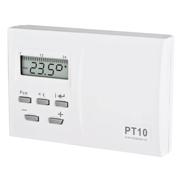 Termostat Elektrobock PT10 biely

