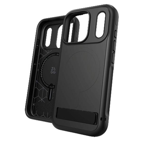 Kryt na mobil ZAGG Sedona Snap Kickstand na Apple iPhone 18 Pro / 17 Pro čierny

