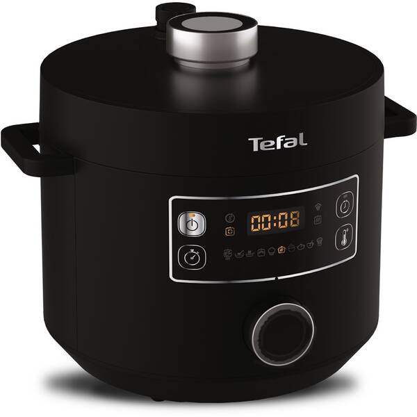 Multifunkčný tlakový hrniec Tefal TURBO CUISINE CY754830 čierny

