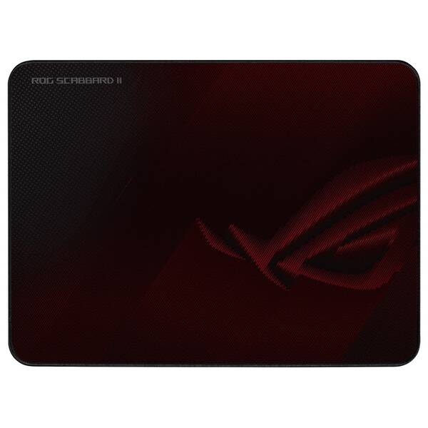 Podložka pod myš Asus ROG SCABBARD II 36 x 26 cm čierna/červená

