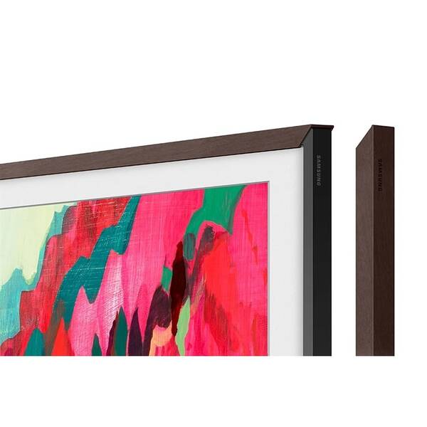 Výmenný rámček Samsung pre Frame TV s uhlopriečkou 85" (2025), Rovný design hnedý

