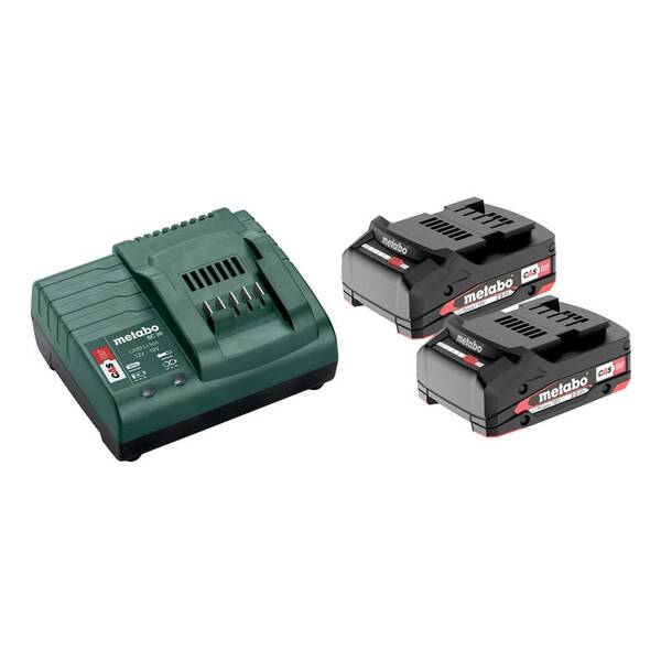 Set batérie a nabíjačky Metabo Basic set 2x2,0 Ah 685161000 

