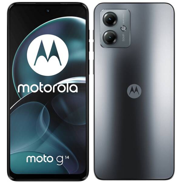 Mobilný telefón Motorola Moto G14 4 GB / 128 GB sivý

