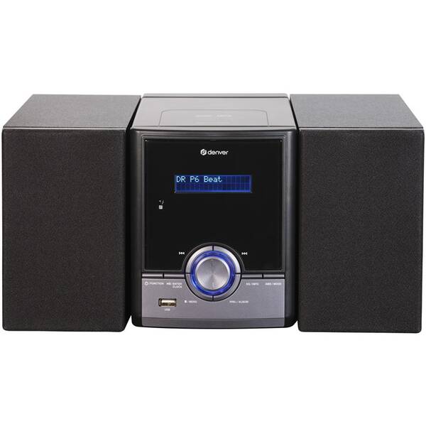 Mikro HiFi systém Denver MDA-285 čierny/strieborný


