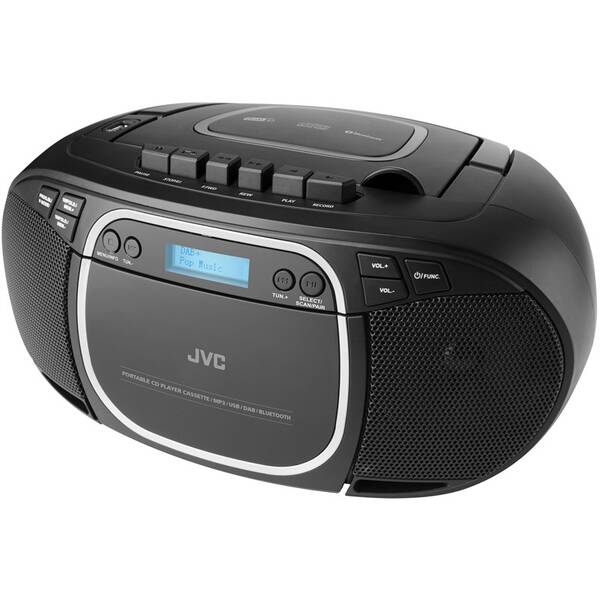 Rádiomagnetofón s DAB+/CD JVC RC-E561B-DAB čierny

