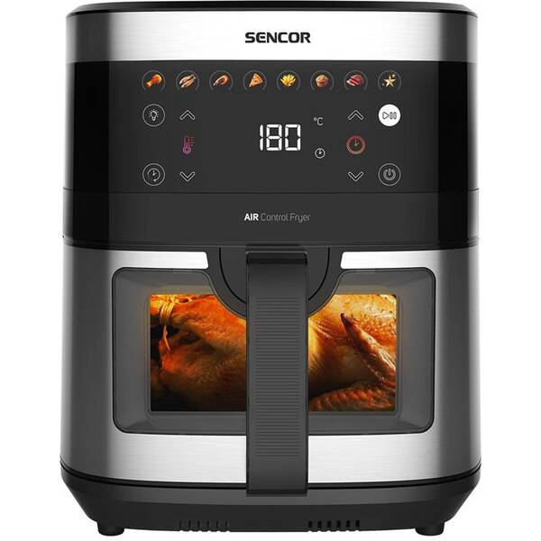 Fritéza teplovzdušná Sencor SFR 9000SS čierna

