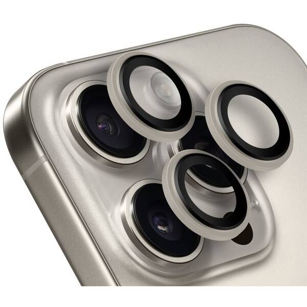 Ochranné sklo šošovky fotoaparátu Obal:Me Lens Protector na Apple iPhone 16 Pro/16 Pro Max hnedé

