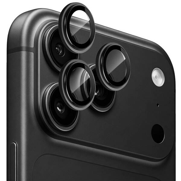 Ochranné sklo šošovky fotoaparátu Mobile Origin Sapphire Lens Guards na Apple iPhone 18 Pro/18 Pro Max čierne/priehľadné

