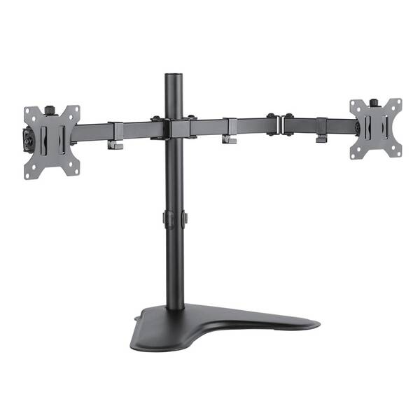 Držiak Connect IT TwinArm Basic Beta na 2 monitory 13" až 32", nosnosť 2x8 kg čierny

