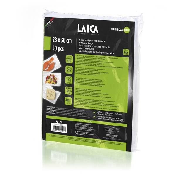 Sada vákuových vreciek Laica 28 × 36cm VT3500, 50 ks 

