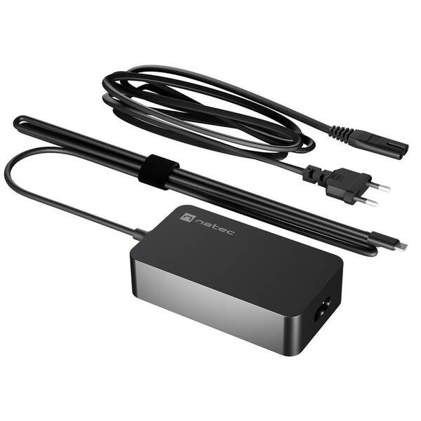 Sieťový adaptér Natec Grayling 45W USB-C čierny

