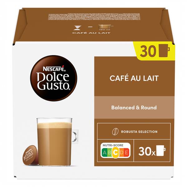 Kapsuly pre espressá NESCAFÉ Café au Lait 30 ks 

