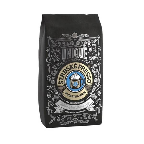 Káva zrnková Štrbske Presso UNIQUE SILVER 1 kg 

