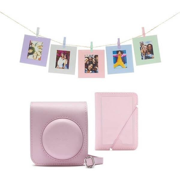 Puzdro Fujifilm Instax mini 12 KIT ružové

