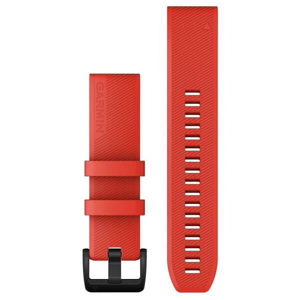 Remienok Garmin QuickFit (22 mm), nerezová pracka červený


