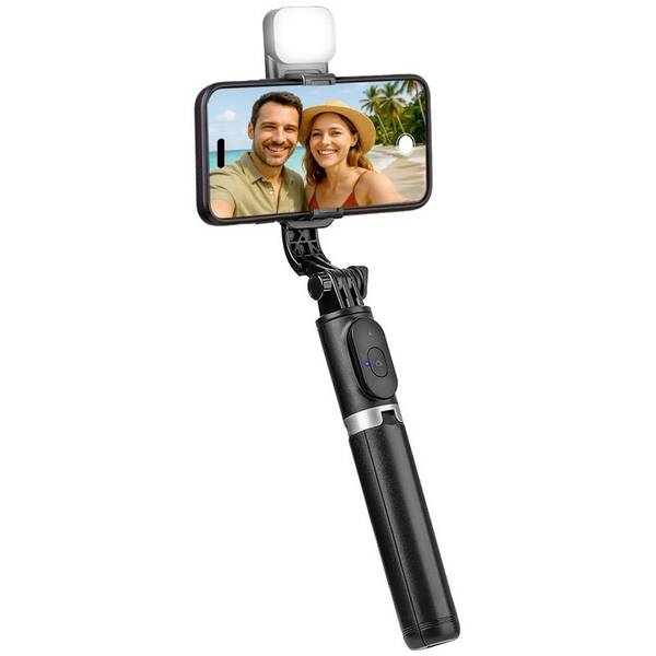 Selfie tyč Obal:Me SelfiePod Glow čierna


