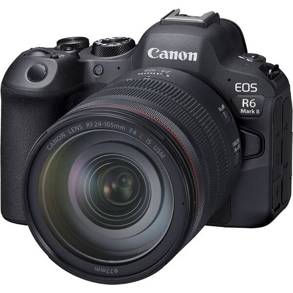Digitálny fotoaparát Canon R6 Mark II + RF24-105 f/4 L IS USM čierny


