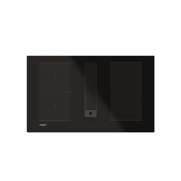 Indukčné varné dosky s odsávaním Whirlpool WVHF83BB FKIT čierna farba
