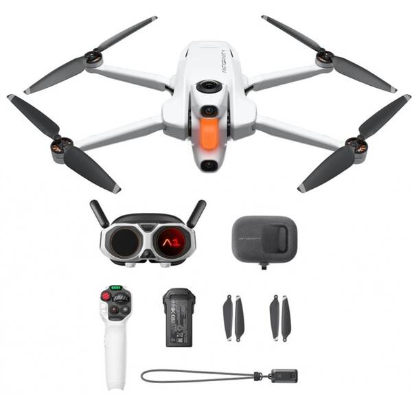 Dron Insta360 Antigravity A1 Standard Bundle sivý

