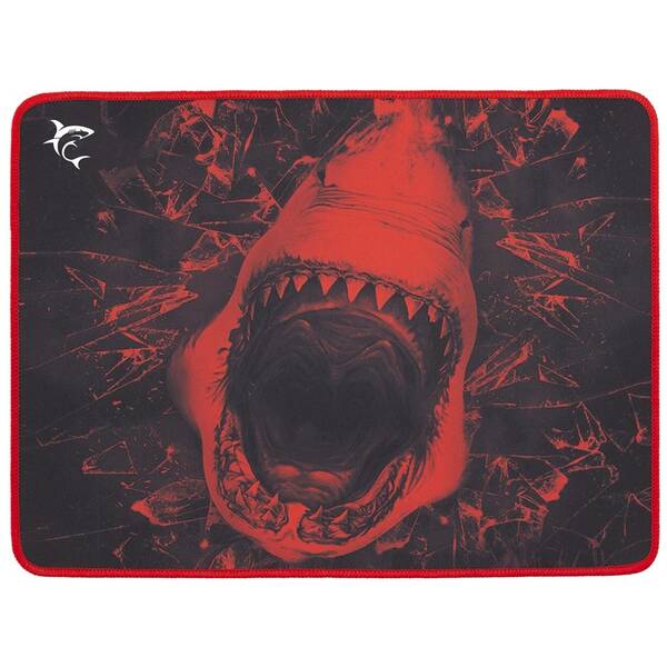 Podložka pod myš White Shark SKYWALKER L, 40 × 30 cm čierna/červená

