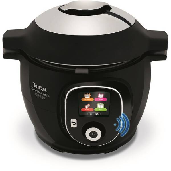 Multifunkčný tlakový hrniec Tefal Cook4me+ Connect CY855830 čierny


