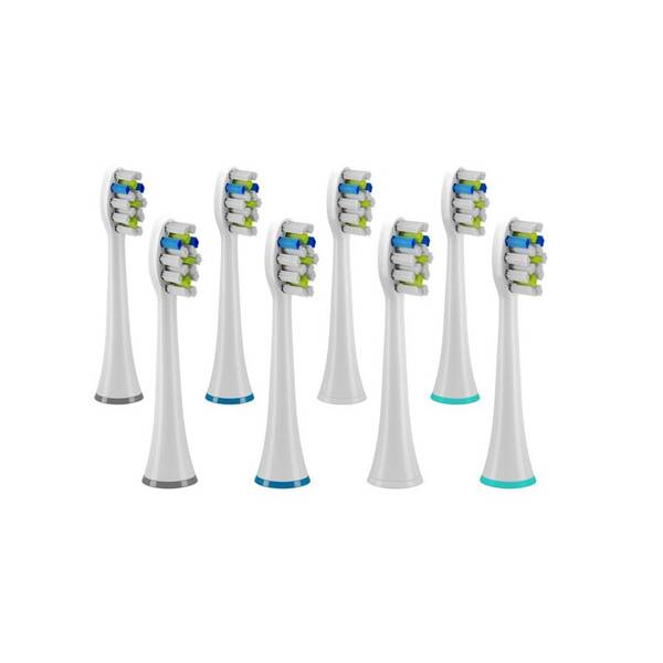 Náhradné hlavice TrueLife SonicBrush UV Heads White Whiten 8 Pack biela

