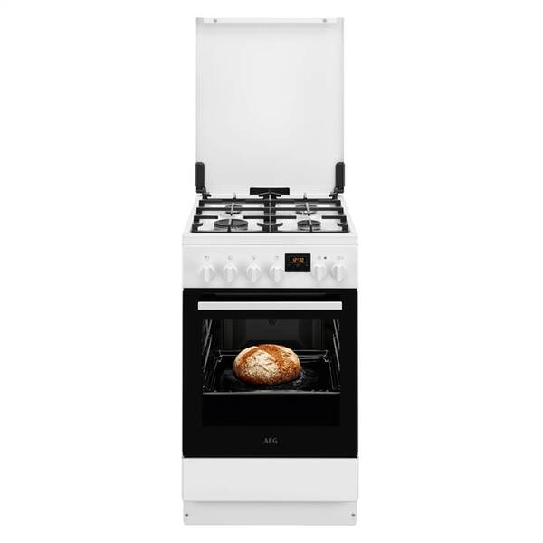 Kombinovaný sporák AEG CKB56490AW biely

