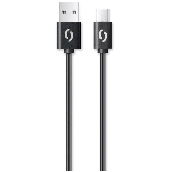 Kábel Aligator USB/USB-C, 1m čierny

