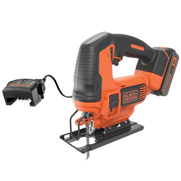 Priamočiara píla Black-Decker BDCJS18-QW (s batériou) 

