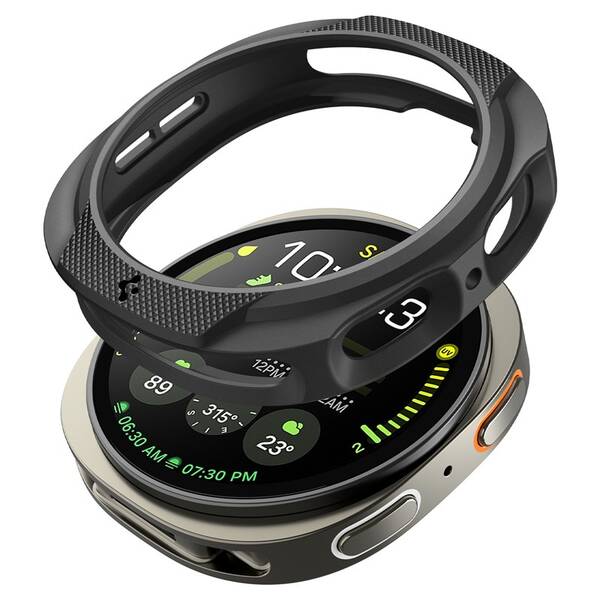 Ochranné puzdro Spigen Liquid Air na Samsung Galaxy Watch 8 (44mm) čierny

