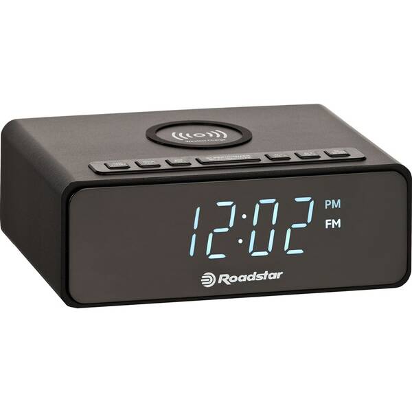 Rádiobudík Roadstar CLR-700 Qi čierny

