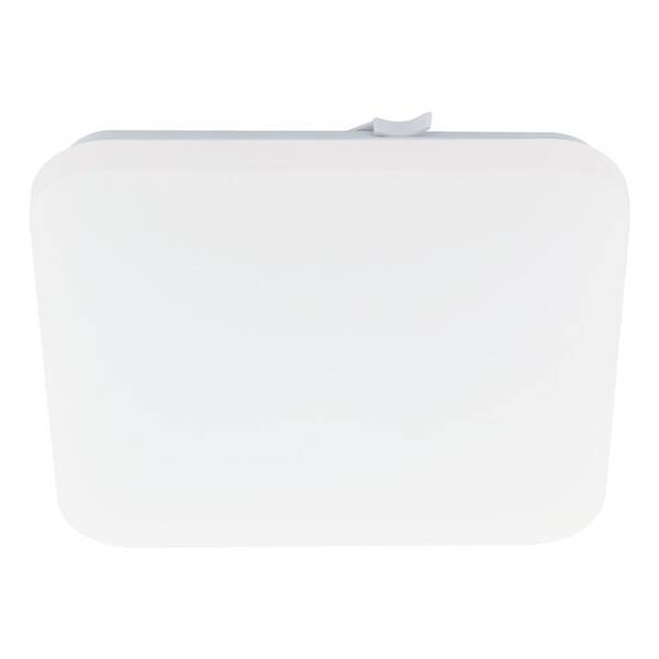 LED stropné svietidlo Eglo Frania, štvorec, 33 cm biele

