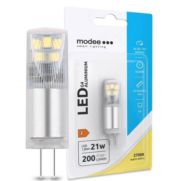LED žiarovka Modee G4 12V 1,8W 2700K 

