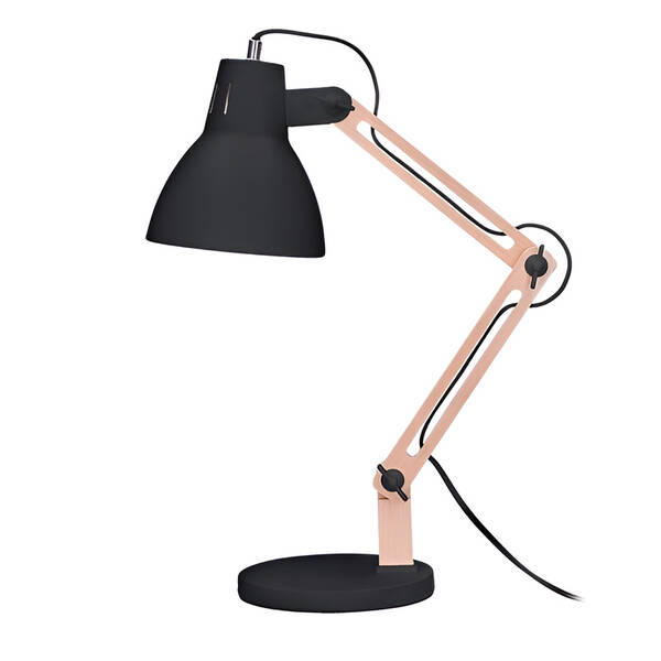 Stolná lampička Solight Falun, E27 čierna

