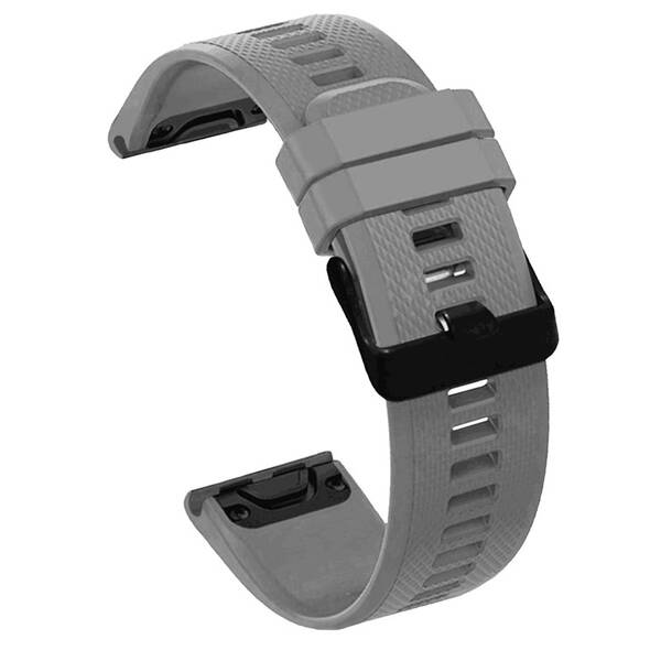 Remienok RhinoTech pre Garmin QuickFit športový silikónový 26mm sivý

