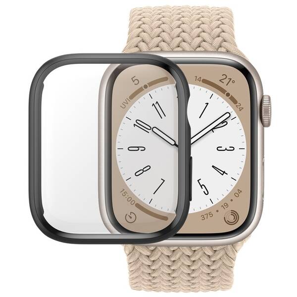 Ochranné puzdro PanzerGlass Full Protection na Apple Watch 7/8/9 (45 mm) čierne

