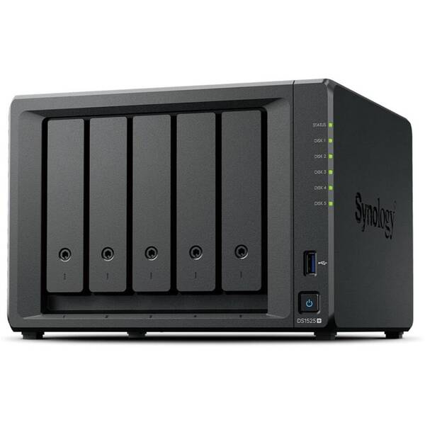 Sieťové úložisko Synology DS1525+ čierne

