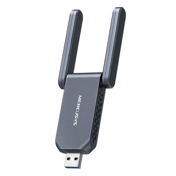 Wi-Fi adaptér Mercusys MA37BEH, BE6500 High Gain Wi-Fi 7 čierny

