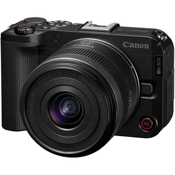 Digitálny fotoaparát Canon R50 V + RF-S 14-30 mm F4-6.3 IS STM PZ CONTENT CREATOR KIT čierny

