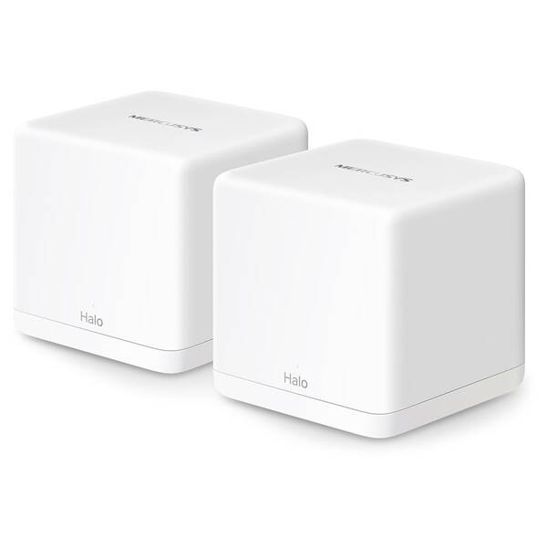 Kompletný Wi-Fi systém Mercusys Halo H60X, AX1500, Wi-Fi 6, (2-Pack) biely

