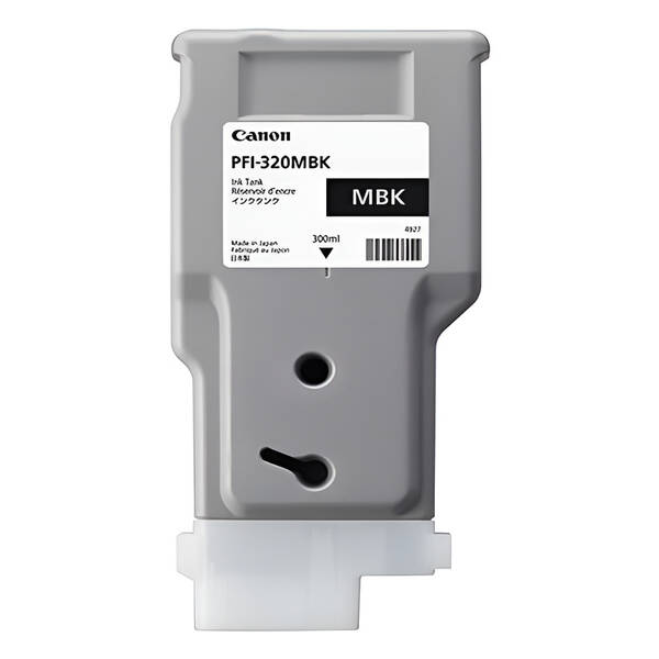 Cartridge Canon PFI-320MBK, 300 ml, matná čierna 

