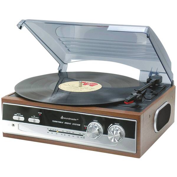 Gramofón Soundmaster PL186H hnedý

