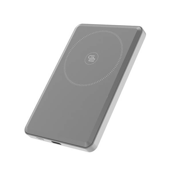 Powerbank GoGEN MagSafe, Qi2, 5000mAh sivá

