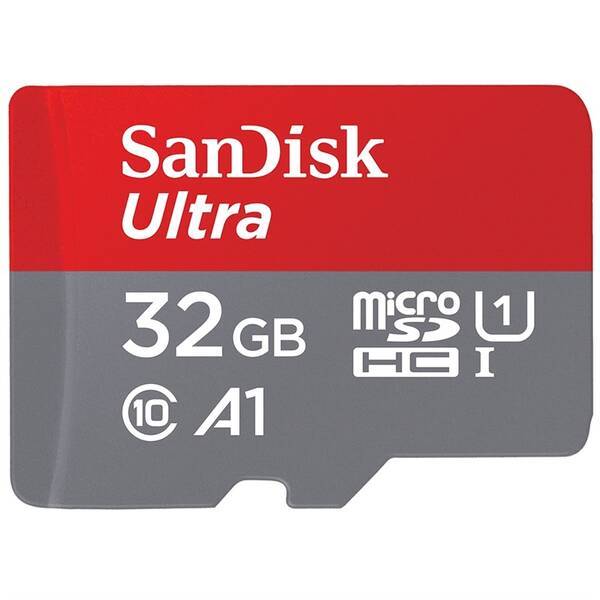 Pamäťová karta SANDISK 32GB UHS-I U1 (120R/20W) + adaptér 

