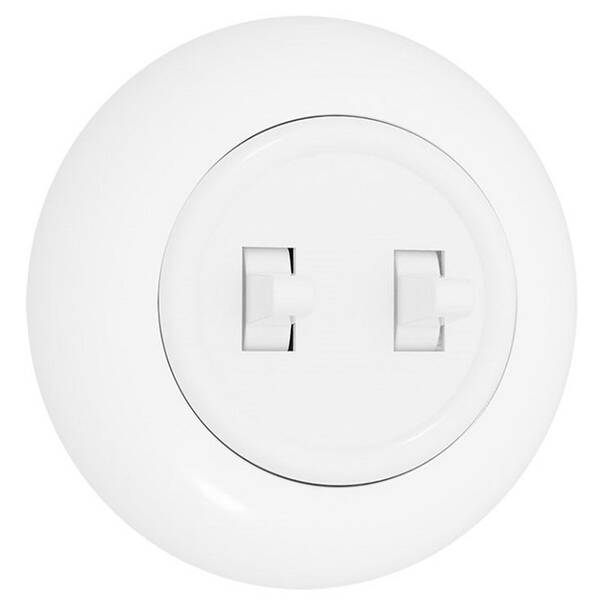 Vypínač Dpm LF0022W biely

