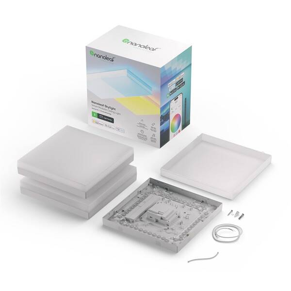 LED svetlo Nanoleaf Skylight Starter Kit (3 ks) biele

