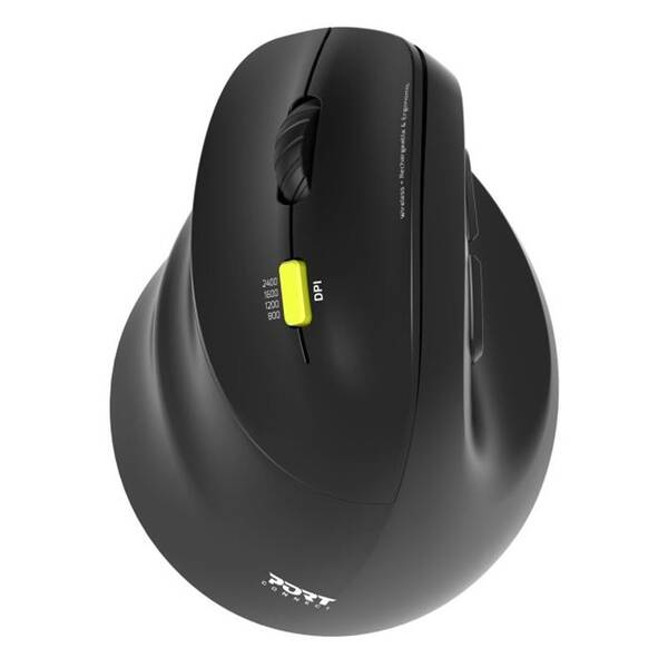 Myš PORT CONNECT Ergo Shape čierna

