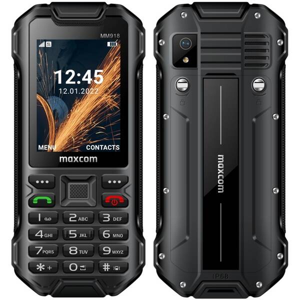 Mobilný telefón MaxCom MM918 L čierny

